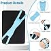 Dexspoeny 2 Pack Silicone Hand Straps for Kindle and Tablets, Secure Lightweight Finger Grip Holder for 4.7-8