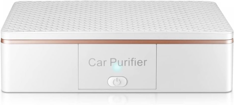 3W Car Air Purifier Mini Air Purifier Usb Car Air Purifier for 10-20㎡ (white)