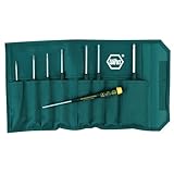 Wiha 27590 Precision Hex Tools, Metric, ESD Safe Dissipative, 0.7mm - 4.0mm, 8 Piece