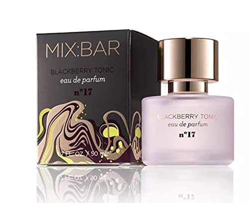 M I MIX:BAR Blackberry Tonic Eau De Parfum 1.7 Fl. Oz! Blended Scent Of Blackberry, Jasmine, Musk Wood and Vanilla! Inspired By The Rich Juice Of Dark Berries! Vegan, Cruelty Free & Paraben Free!