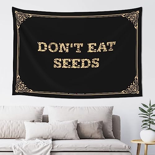 �Ǒ��� �� ���O �o�[ ���� Don't Eat Seeds �^�y�X�g���[ �t���b�O ���� �e�B�[�� �o�[ �j�� ���A ���� (75X100cm)
