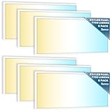 Sunco 6 Pack 2x4 LED Flat Panel Light Drop Ceiling Office Fixture, 7700 LM, Selectable Features, 40W/50W/60W, 4000K/5000K/6000K, Dimmable (0-10V), Surface or Suspension Mount, Dustproof ETL.