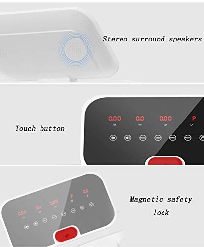 Caminadora eléctrica plegable multifunción para hogar miniatura 7