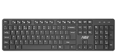 Tastiera Silent Key BK 103 Tasti Ultra Plug&Play wireless slim