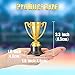 3 Pcs Mini Trophies, Gold Plastic Tiny Small Trophy Cups Winner Awards for Kids adults Sports, Rewards, Winning Prizes, Competitions Ceremony Party Favors