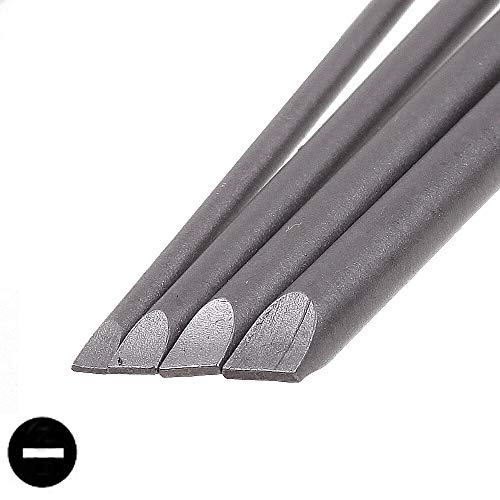 Rocaris 16 Pack 1/4 Inch Hex Shank Long Magnetic Screwdriver Bits Set 4 in Power Tools(Slotted+Cross+Hex+Plum blossom）