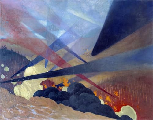 Art Première Guerre mondiale Verdun Vallotton sur toile pour décorer un bureau ou une bibliothèque