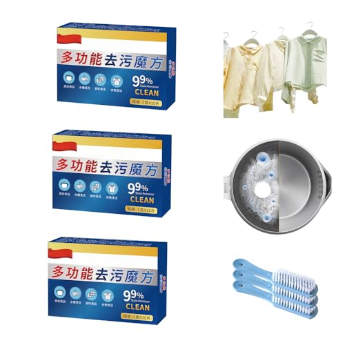 Multi-functional Cleaning Tablets, Cleaner Dissolve Concentrated Tablets, Concentrated Multi Purpose Cleaner Tablets (3PCS)