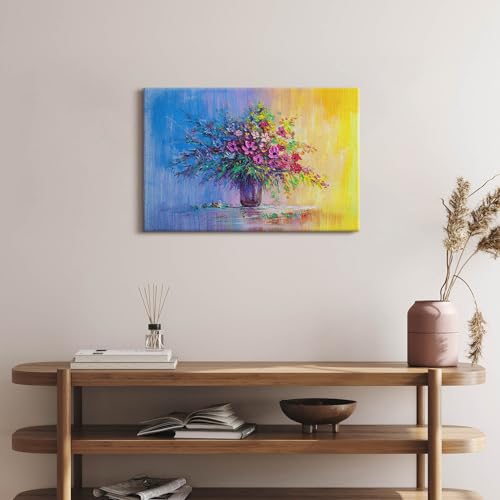 Image Imprimée sur Toile Wallfluent Fleurs Premium Déco Murale 60x40cm - 2