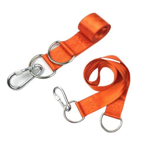 OFFSCH 1 Set Outdoor Heavy Duty Swing Hanging Straps Hammock Tree Straps Lock for Camping Hiking Outdoor Activities
