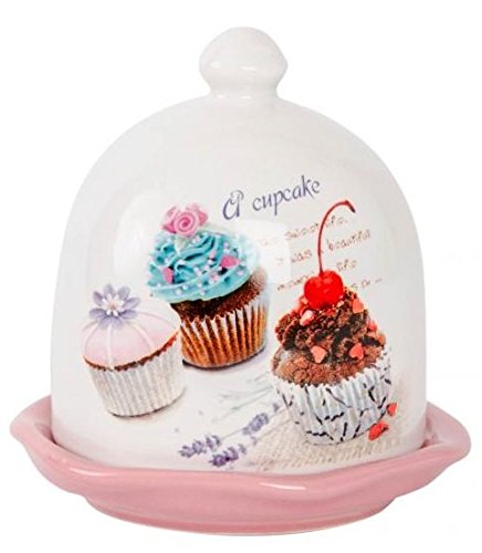Présentoir individuel à gâteau en céramique d'art de table