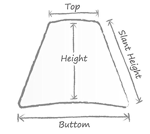 Upgradelights 5 Inch Tapered Drum Clip On Chandelier Lampshade (Eggshell Silk)