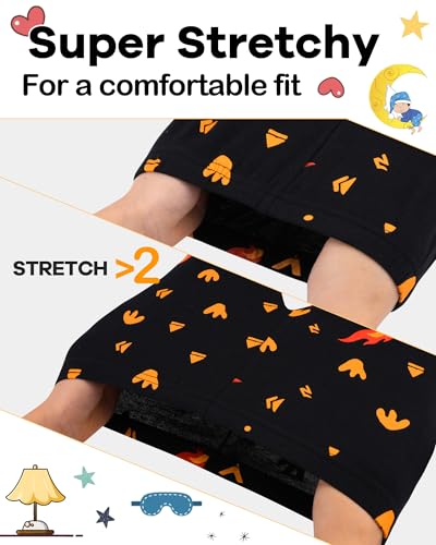 Image of DAUGHTER QUEEN Boys Long Sleeve Pajamas Toddler Kids Pjs 5T Soft Cotton Pj Children Sleepwear Jammies Dragon Clothes Size 5 Year Old Small Loungewear Set Nightwear