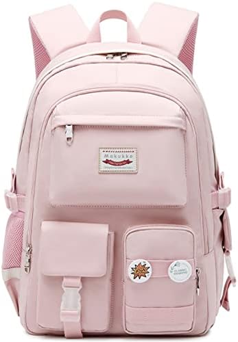 Makukke Rucksack Damen - Schulrucksack Mdchen Teenager, Cute Anime Bookbag Frauen Casual Daypack Anti-Theft Ruckscke fr Universitt Reisen Freizeit Arbeit
