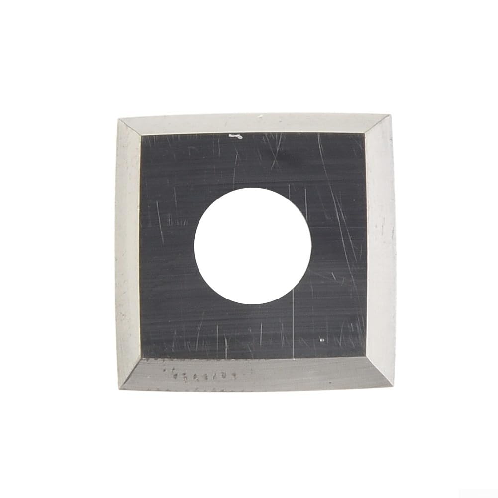 Set di 10 piastre reversibili in metallo duro 15 x 15 mm per testa pialla