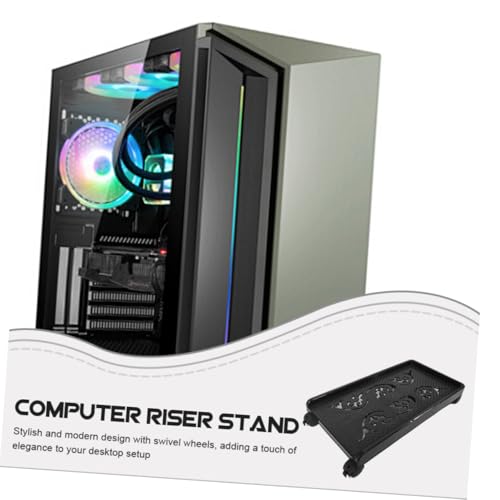 Support pour boîtier PC idéal sous bureau pour protéger votre matériel informatique au sol - 7