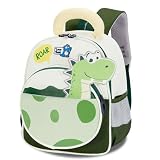 PROTAURI Mochila Infantil Niño 2-6 Años 11L Dino, Verde