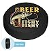 RUUEESTAR Fishy Fishy Spare Tire Cover for RV Trailer – All-Weather Car Accessories for Camping Offering Sunproof, Waterproof & Dustproof Protection | 14 Inch