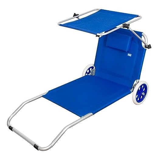 AKTIVE - Carrello da spiaggia, pieghevole