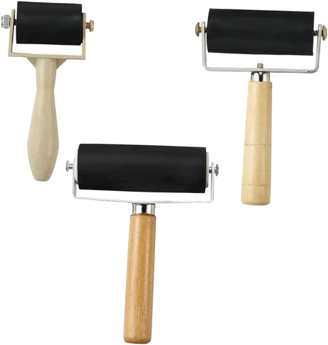 ARTIBETTER 3pcs Quality Material Printing Roller Diamond Art Tool Stamping Tool Roller for Crafting