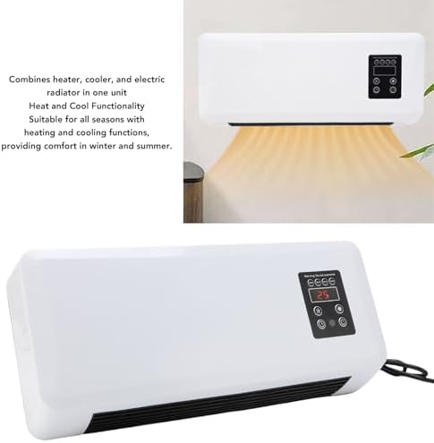 Calefactor Eléctrico Portátil de Pared 110V con Control Remoto miniatura 4