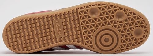 Adidas Samba OG Womens Sneaker (White Scarlet Red, 9.5)2