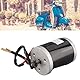 Elektrofahrrad Bürstenmotor, MY6812 24V 100W Hochgeschwindigkeits Permanentmagnet DC Kettenrad Motor mit Riemenscheibe für Elektroroller, Elektrofahrräder