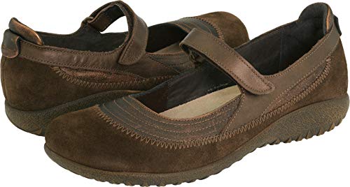Image of NAOT Footwear Women's Kirei Maryjane with Cork Footbed and Arch Comfort and Support - Lightweight and Perfect for Travel- Removable Footbed