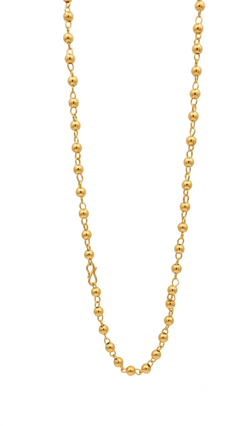 bhumi creation One Gram Gold Plated Chain for Women/Girls and Men-picture-1