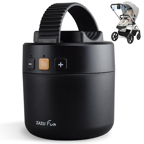 ZAZU Roxy Baby Rocker - Balançoire électrique avec capteur de vins - Force de bascule réglable et arrêt automatique de 40 minutes - Portable, imperméable et rechargeable par USB