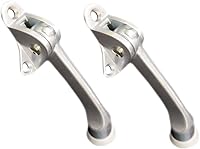 Vista 7 de QCAA Soporte de puerta de Kickdown resistente, 4", Zinc Die Cast, Cobre antiguo, Hecho en Taiwán