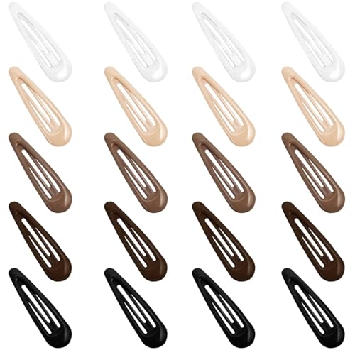Image of Small Kids Tic Tac Hair Clips- Hair Accessories Girls & Toddlers | Non-Slip, Lightweight & Durable Metal Hairpins | Stylish Baby Hair Clips (40 Pcs with Storage box)