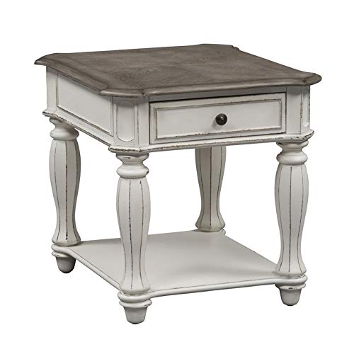 Liberty Furniture Magnolia Manor White End Table #TOP1