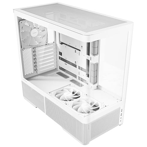Image of Antec C6 Curve Air Mid-Tower ATX PC Case, 3 PWM Fans, White