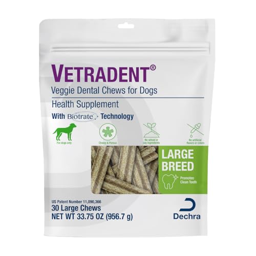 Vetradent® Veggie Dental Chews for Large Dogs