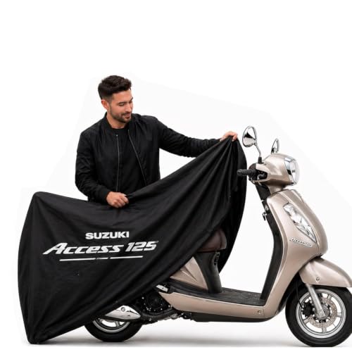 Image of Gutupet Bike Cover Waterproof Outdoor Protection (Black, Access 125)