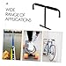 Lurrose Garage Ceiling Storage Racks Heavy Duty Overhead Rack for Bikes Ladders Tools Multipurpose Metal Bike Hooks