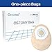 OSTUPMED 20Pcs Colostomy Bags One Piece Closed Ostomy Supplies Drainable Pouches for Ileostomy Stoma Care Cut-to-Fit 38-60MM (1 1/2