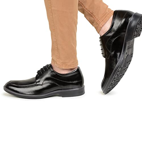 Sapato Social Fino Masculino Bertelli Conforto Ortopedico Elegante Preto (44)