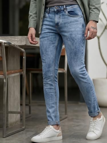 Image of Urbano Fashion Men's Stretch Fit Mid Rise Jeans