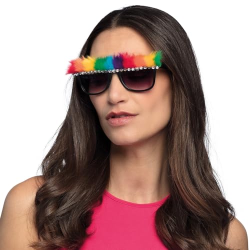 Boland - Lustige Partybrille, Spaßbrille, Zubehör für Kostüme, Accessoire, Mottoparty, Karneval