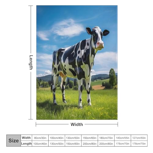 Couverture vache super confortable en polaire douce haut de gamme - 6