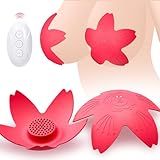 Nipple Toys Women Sex Toys Nipple Vibrator with Adhesive Stickers, BDSM Adult Toys Wearable Vibrator with Remote Control, Sexy Toys Female Sextoy Juguetes Sexuales Vibradores para Mujer Sex Novelties