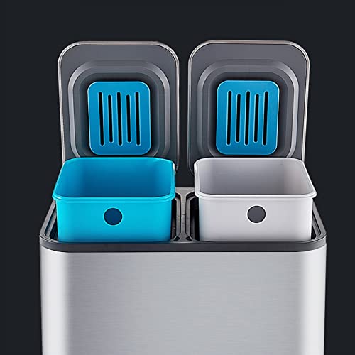 Papelera de cocina con pedal y sensor, gris miniatura 5