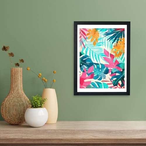 Electric Botanicals Spiffing Prints affiche jungle grand format sous cadre