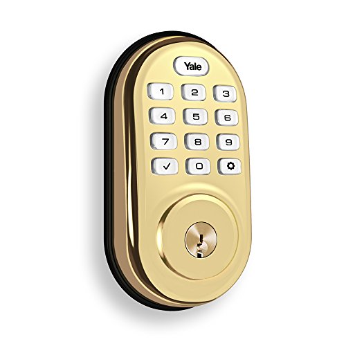 Yale Assure Lock - Keypad Door Lock In Brass #TOP6