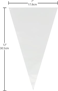 Keenpioneer Disposable Piping Bags Cake Decorating Bags 12inch 100 Count