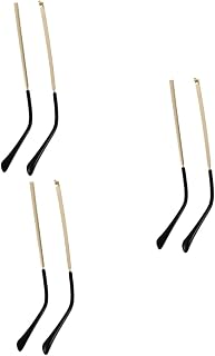 ULTECHNOVO 3 Pairs Spectacle Legs Sunglasses Black Eyeglasses Replacement Parts Screw Holder Glasses Arm Replacement with Hinge Glasses Repair Eyeglass Nose Pads Glasses Replacement Temples