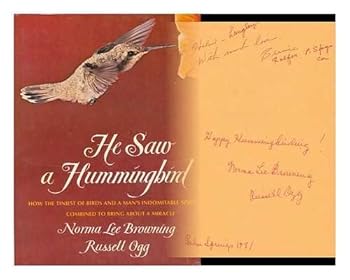 Hardcover He Saw a Hummingbird Book
