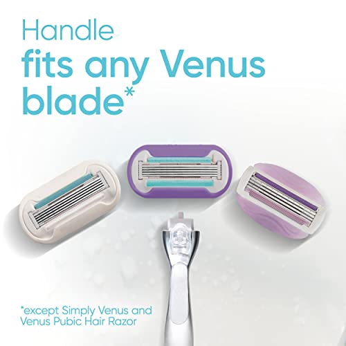 Gillette Venus Deluxe Smooth Platinum Women's Razor, Includes 1 Handle, 1 Razor Blade Refill #TOP6